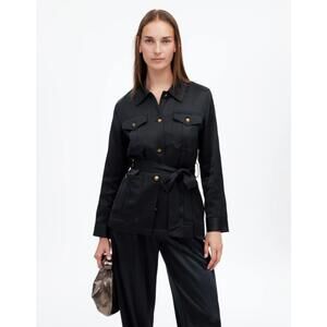 NWT Madewell Double-Faced Satin‎ Safari Jacket - MSRP $188 - Size Medium